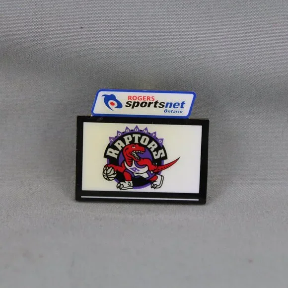 Toronto Raptors Pin (VTG) - Raptors on Sportsnet - Screened Pin - Picture 3 of 3